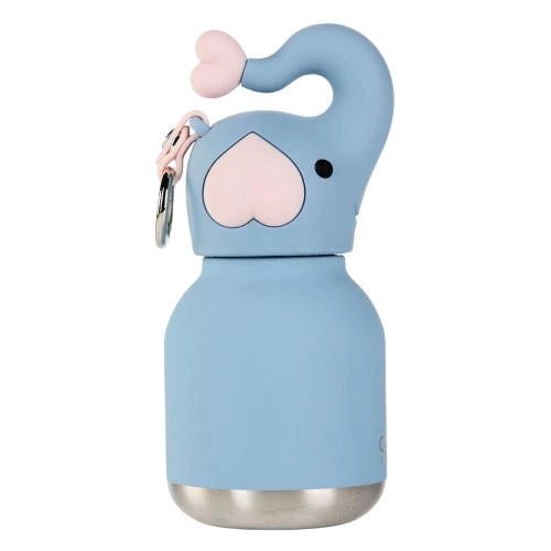 Mini Bestie Elefante- Borraccia termica da 200 ml con cannuccia