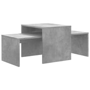 Set tavolino da caffè 100 x 48 x 40 cm multistrato grigio 02_0042099