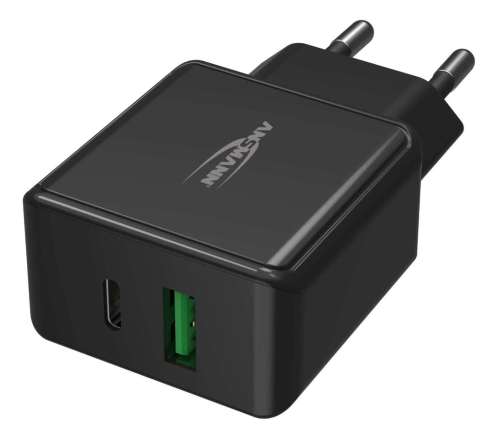Ansmann HC218PD Universale Nero AC Ricarica rapida Interno