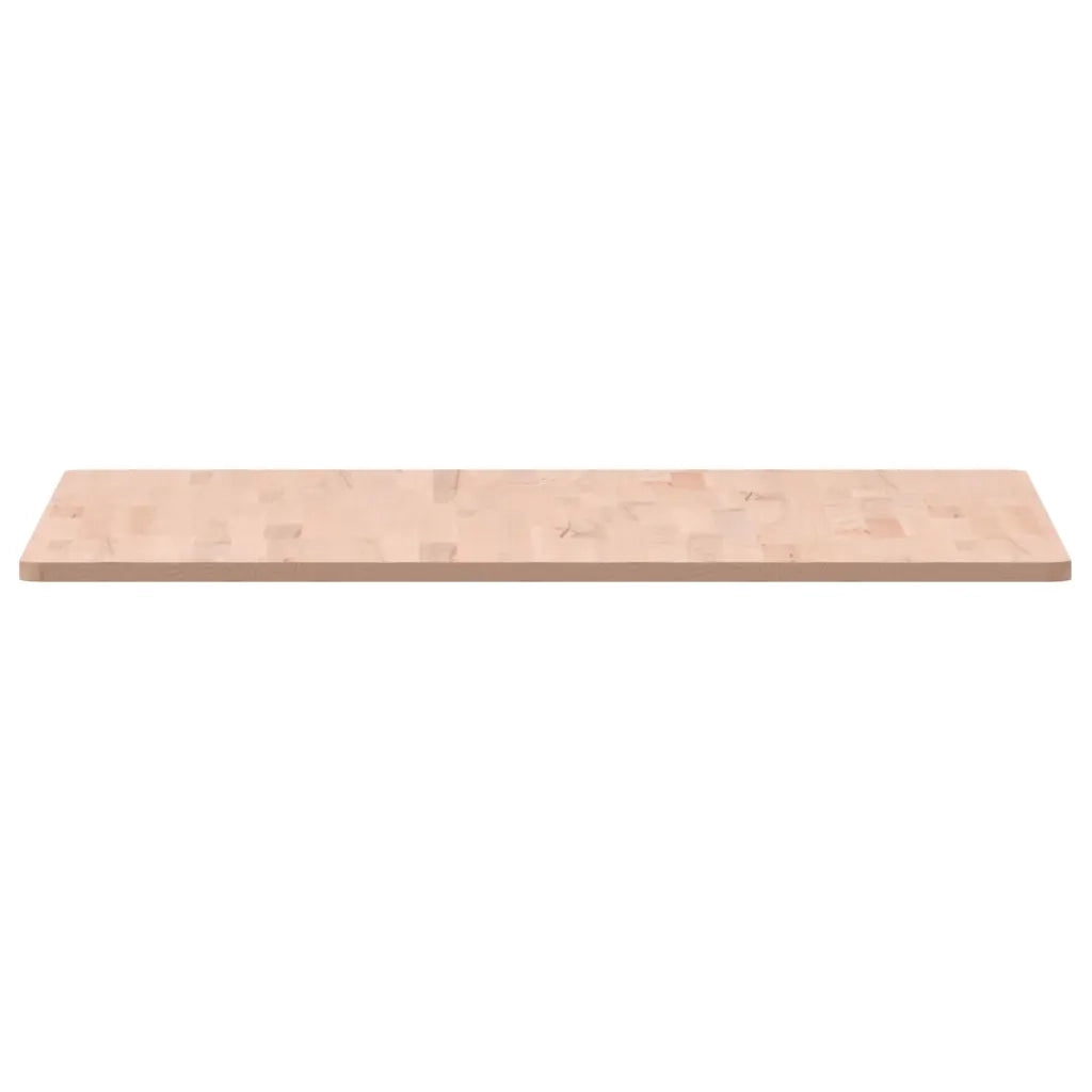 Piano per Tavolo 80x80x1,5 cm Quadrato Legno Massello di Faggio 355952