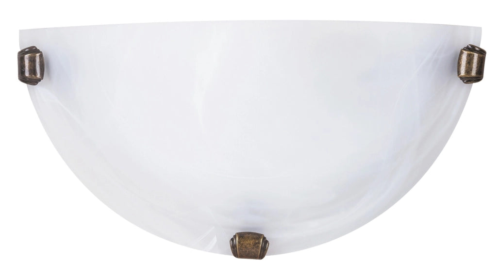 Applique bagno Rabalux Alabastro vetro bianco E27 3003