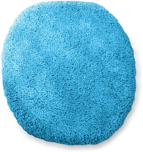 Toiletbrilhoes J-10000/41 Turquoise, microvezel, 47x50 cm