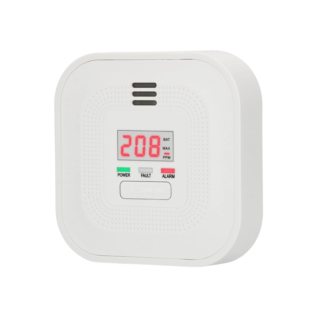 Rilevatore di Monossido di Carbonio Modello COA4010 Allarme 85dB Display LCD Bianco Alecto