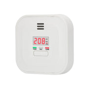 Rilevatore di Monossido di Carbonio Modello COA4010 Allarme 85dB Display LCD Bianco Alecto