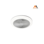 PLAFONIERA LED ROTONDA CON VENTILATORE 'BREZION' Ø 450 x 140