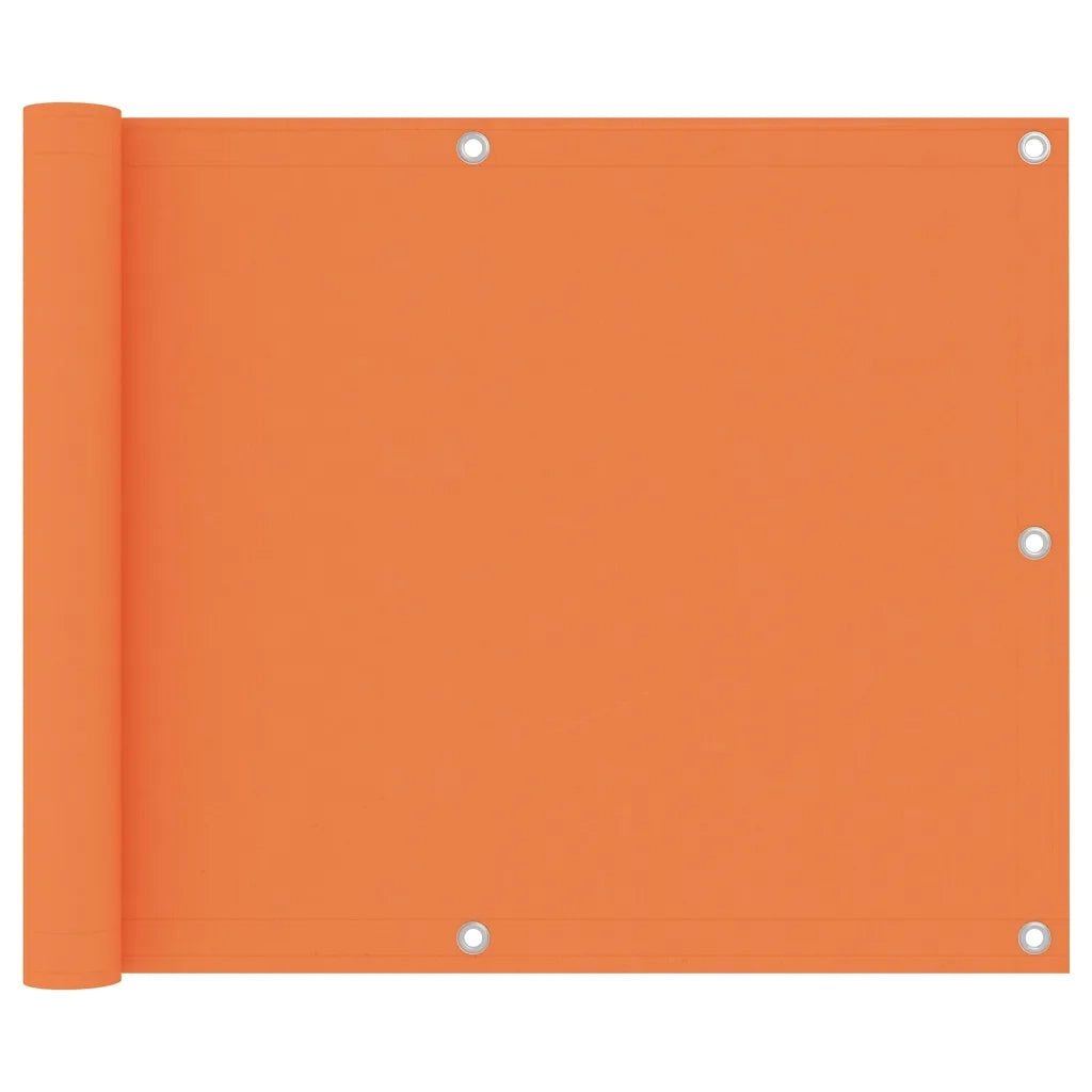 Paravento da Balcone Arancione 75x400 cm Tessuto Oxford cod mxl 12808