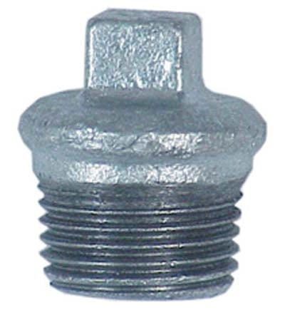 TAPPO MASCHIO GHISA ZINCATA 290 GEBO - 11/4M- 10 pezzi