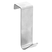 Set 2 appendini da bagno in acciaio satinato Ganci porta oggetti Feridras Linea Smart