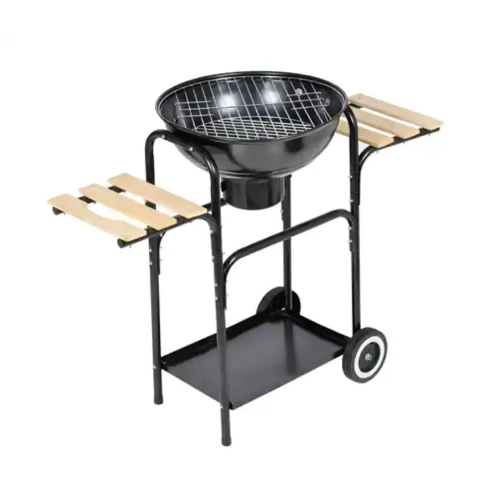 Barbecue a legna e carbone Michigan XL, barbeque rotondo 40448