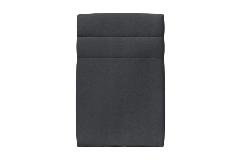 Letto 90x190 cm con testiera in linea - Tessuto velluto