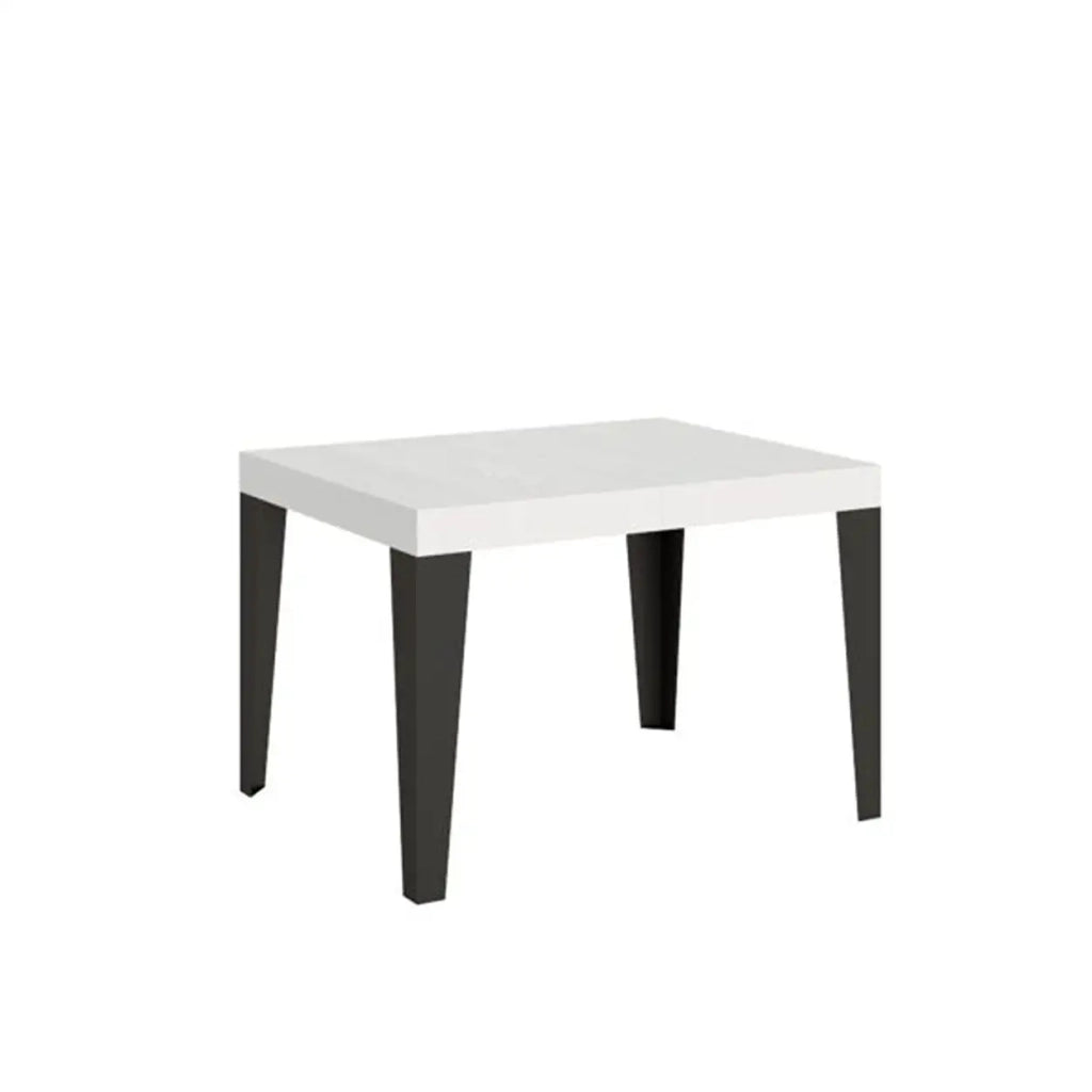 Tavolo allungabile 180/440x90 cm Paxon Evolution colore bianco frassino telaio e gambe antracite