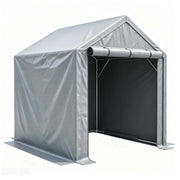 GARAGE TENDATO per biciclette 190x170x200 cm metallo grigio scuro