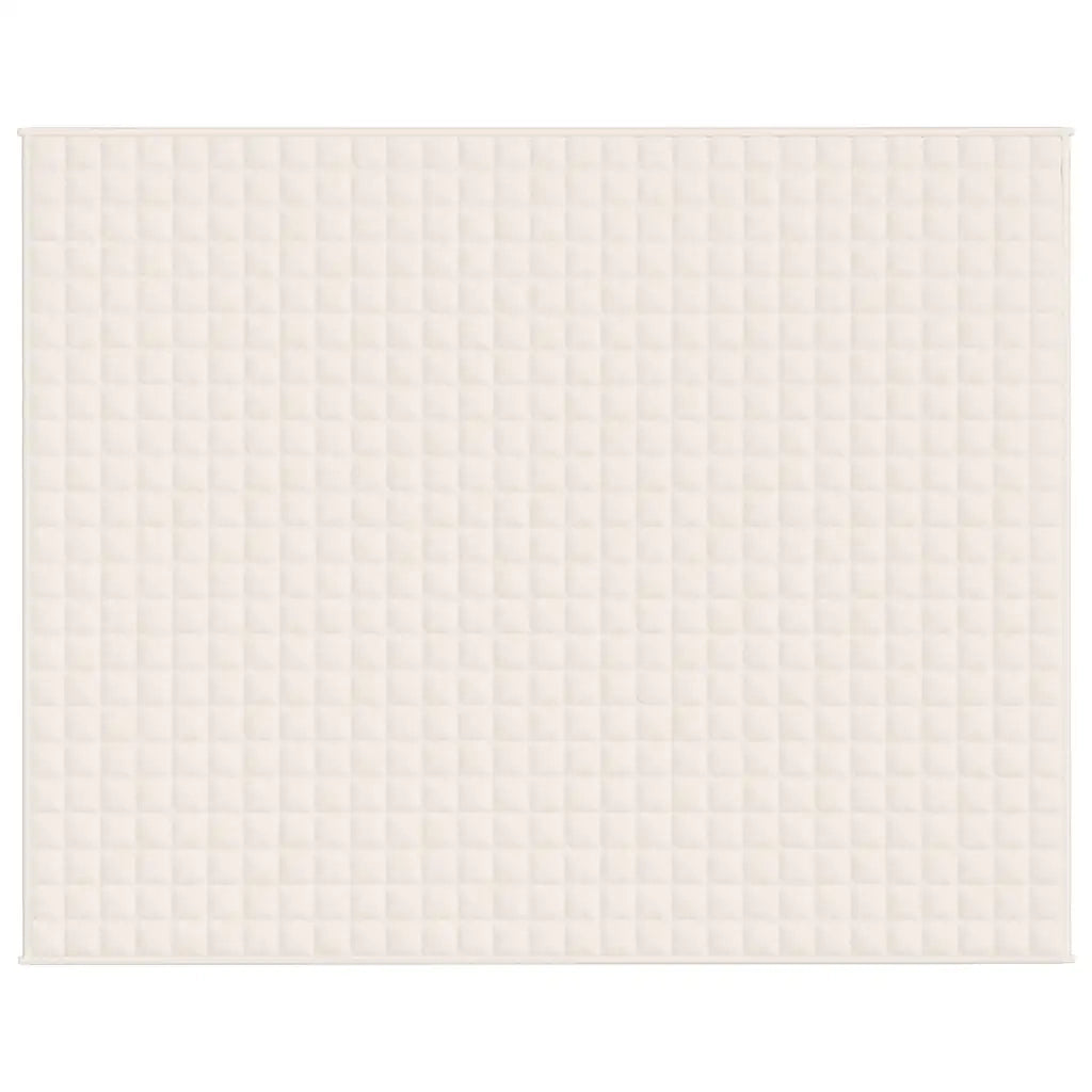 Coperta Ponderata Crema Chiaro 235x290 cm 15 kg Tessuto