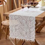 Tavolo da Pranzo Retro Elegante - Matrimonio - Compleanno - Tavolo da Cucina - Tela di Cotone - Design Chique - Coperta da Tavolo