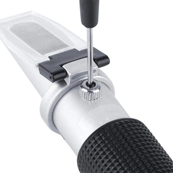 Refrattometro per misurare il contenuto di sale per acqua di mare - Manuale 0-100% 19 cm tester di concentrazione salina.