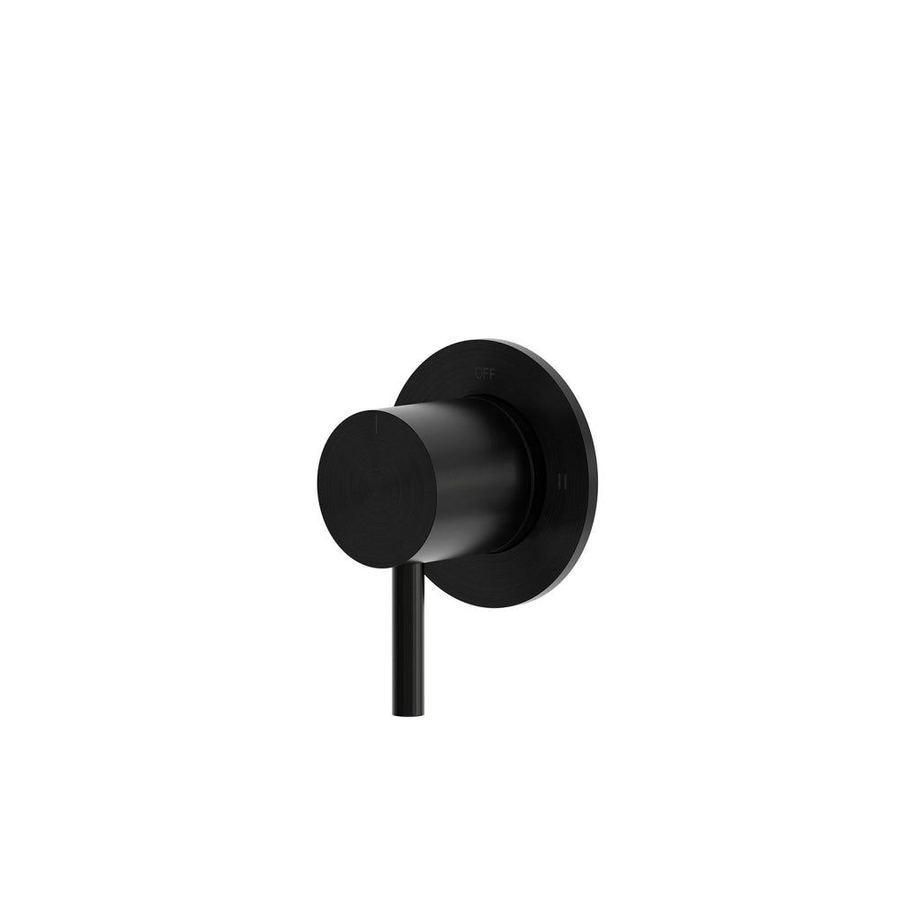 SINED Deviatore a muro levante nero in acciaio inox 316L per doccia resistenza anticorrosione per ambienti umidi e marini DEVIATORE-MURO-LEVANTE-NERO