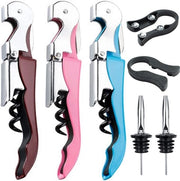 Kurk trekker professionale per vino - Indispensabile per ogni amante del vino - 1 pezzo - Acciaio inossidabile