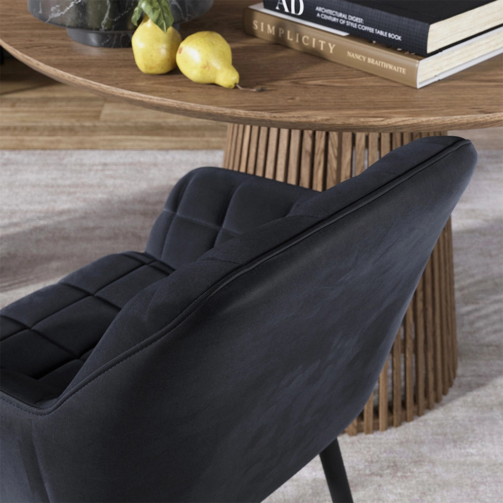 Vicco sedie Nero 53.5 x 55.5 cm Set di 2