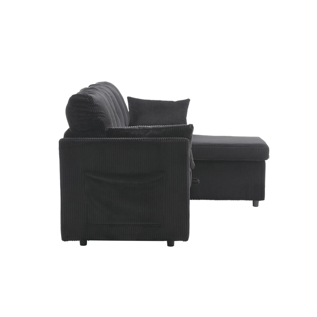 Divano Letto Angolare con Contenitore e Chaise Longue ¨C MINIMAL ¨C Modulare