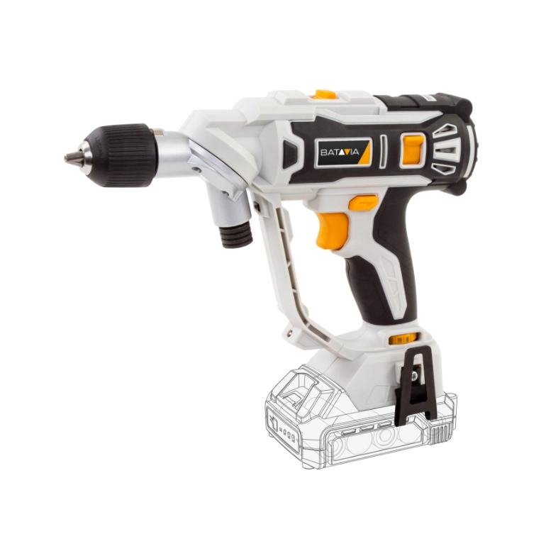 BATAVIA Trapano avvitatore a batteria TWIN DRILL 18V MAXXPACK | escl. Caricabatterie