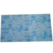 Trade Shop - Pannello 77x70cm Mattoni Azzurro Carta Parati Pvc Mattoncini 3d Adesiva Muro -
