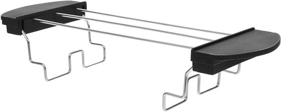 Accessori per tostapane in acciaio inossidabile - rack per grigliare bagel e pane - supporto metallico per accessori da cucina - riscaldino per tostapane - riscaldino per tostapane con supporto in metallo