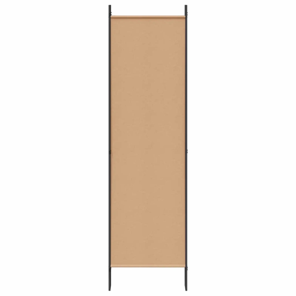 Divisore per Stanza a 6 Pannelli Beige 300 x 180 cm Tessuto 42039196