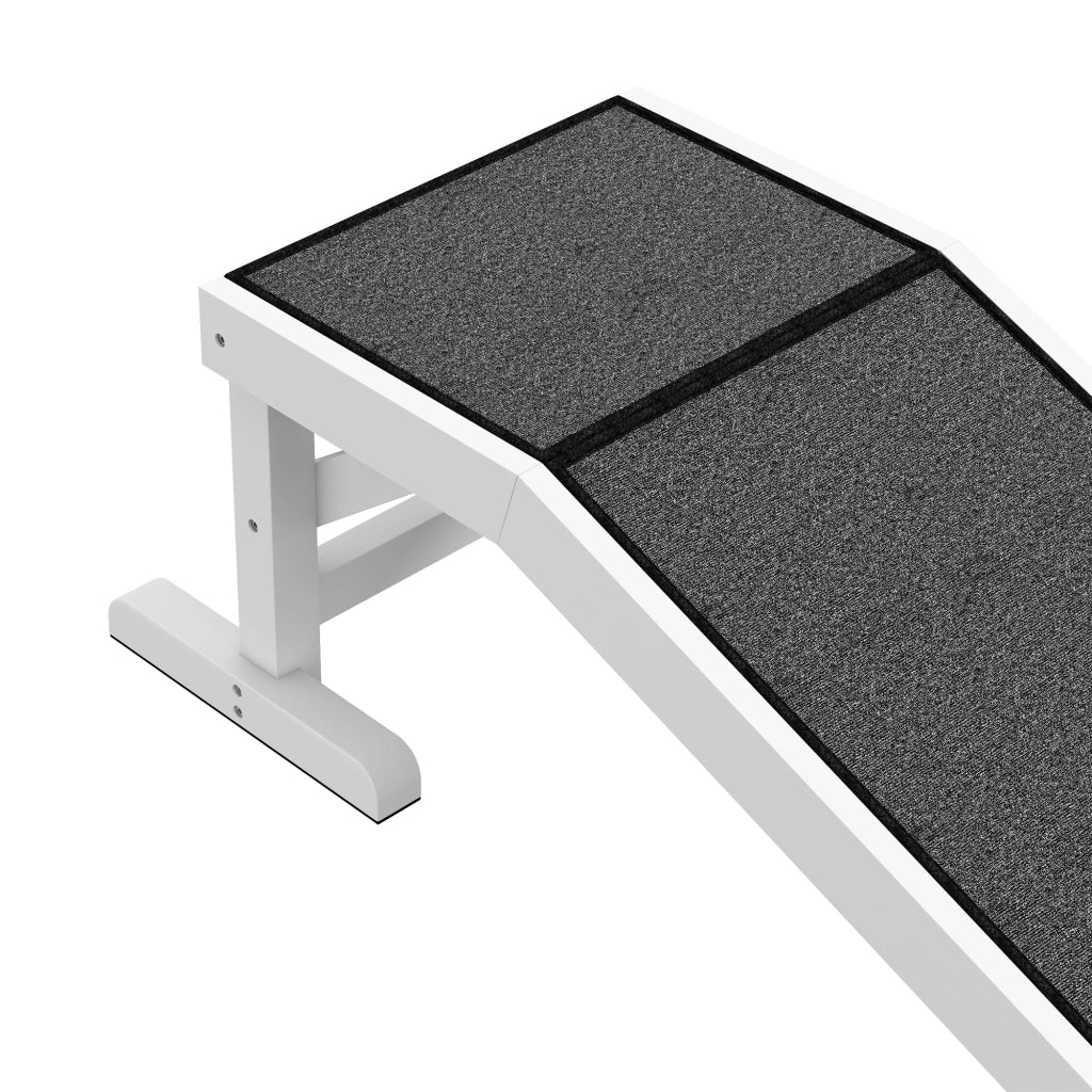 Rampa per Animali Domestici Antiscivolo ¨C zephmum ¨C 125x40x35,5cm in Legno di Pino