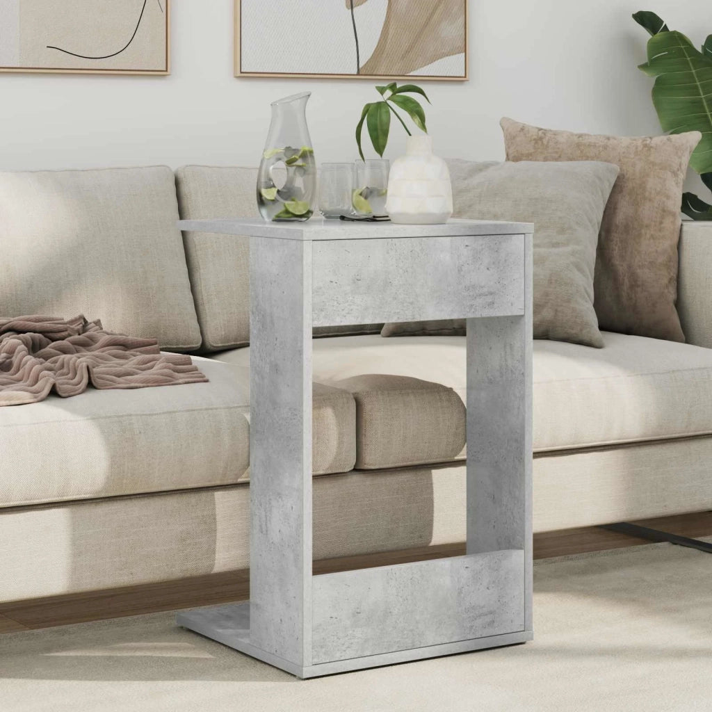 Tavolo laterale Grigio cemento 40 x 38 x 62,5 cm 8000367