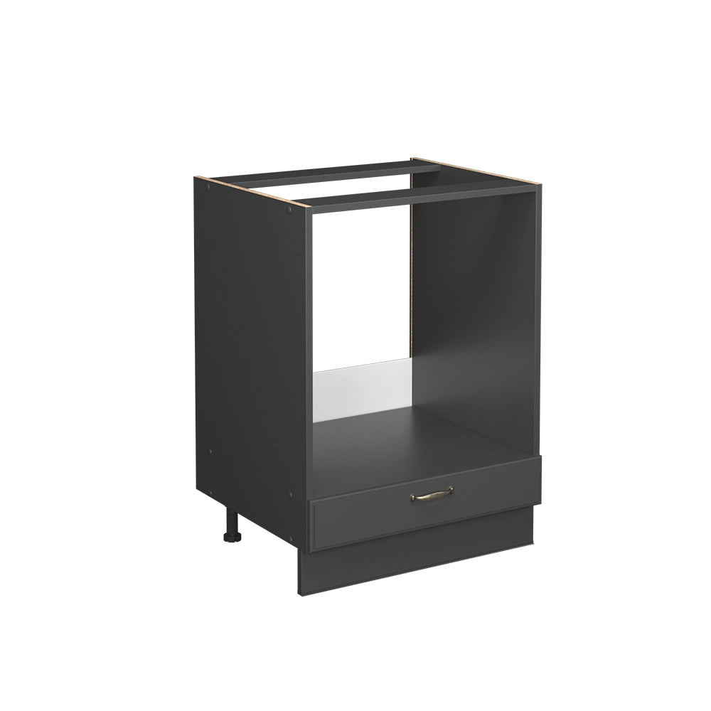 Vicco Mobile per forno da incasso Landhaus antrazit-oro 60 cm , PL Marmo
