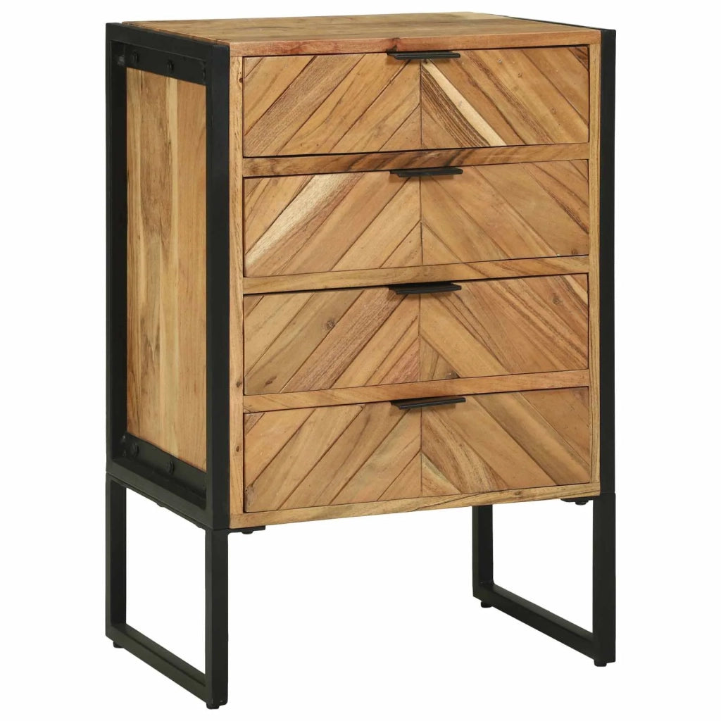 Credenza 50 x 35 x 75 cm Legno massello di acacia 374110