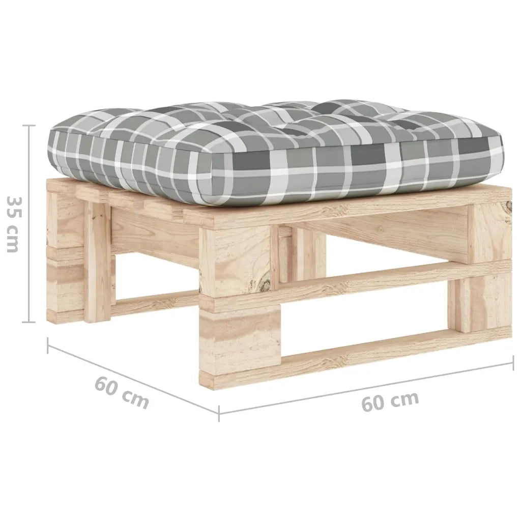 Ottomana da Giardino Pallet in Legno di Pino Impregnato CFW2623628