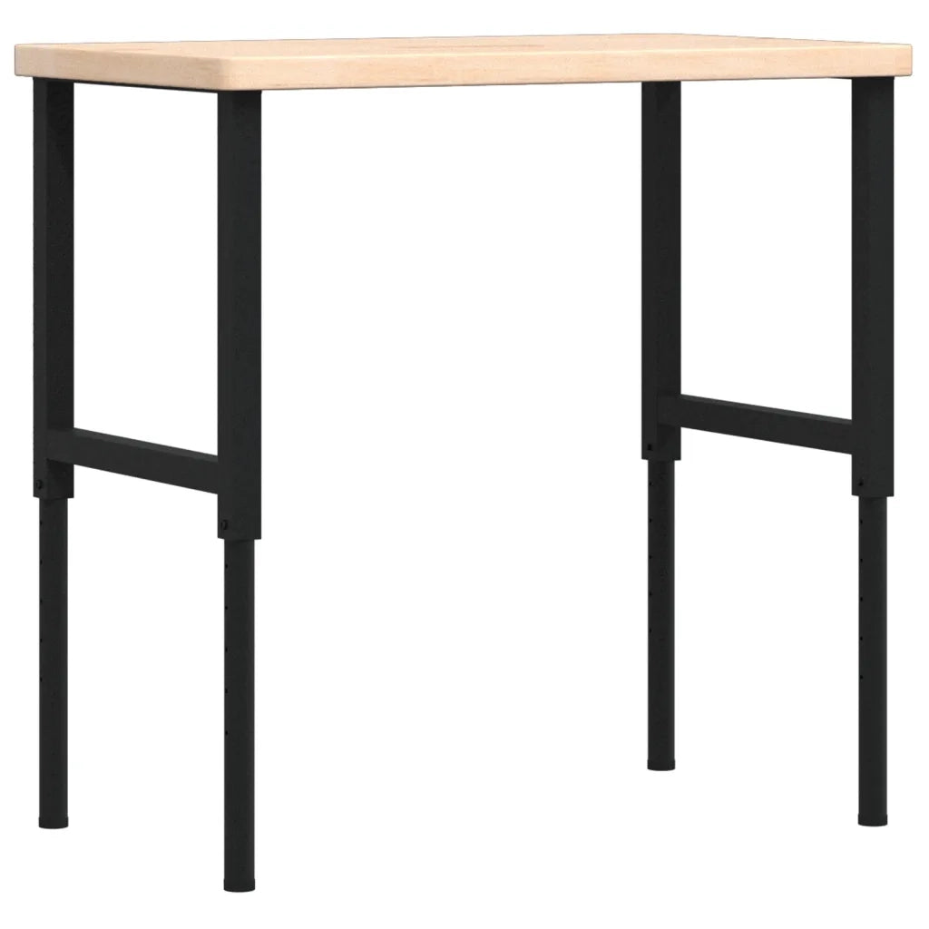 Banco Lavoro 100x60x(73-99,5) cm Legno di Rovere Rettangolare CFW9944523