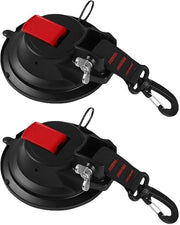 Set di Zuignaphake Multifunzionali da 2 - Peso Massimo 25 kg - per Casa/Camping - Materiale ABS/Nylon - Dimensioni Compatte