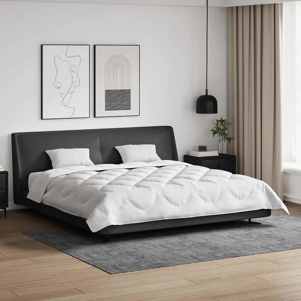 vidaXL Set di piumini con cuscino 3 pcs Bianco 260 x 220 cm Microfibra