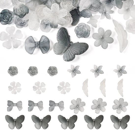 Acquario con Fili 100g - Fili Transparenti - Fili Opali - Forme Miste - Creazione di Gioielli - Alta Qualità