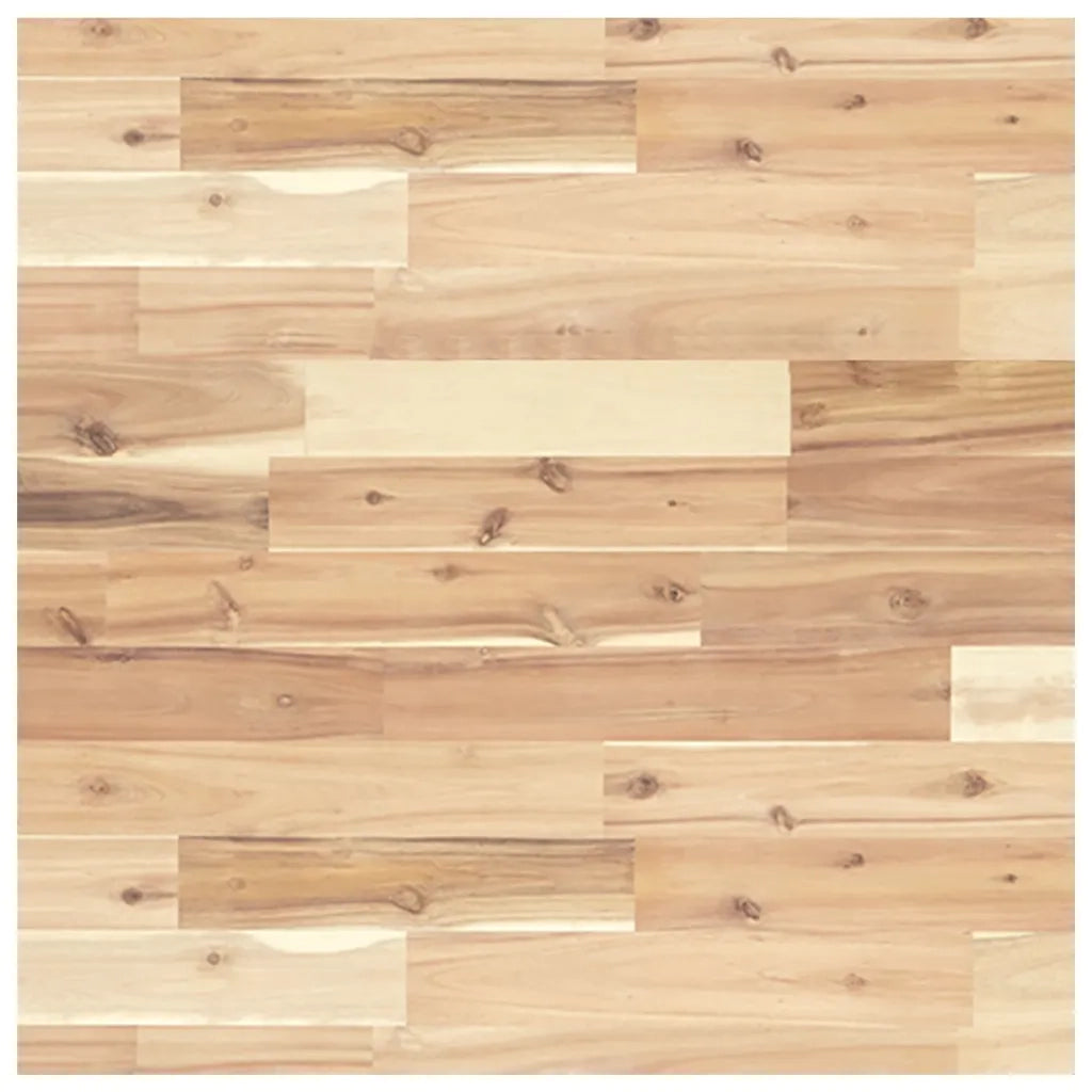 Piano Tavolo Quadrato 60x60x2 cm in Legno Massello di Acacia