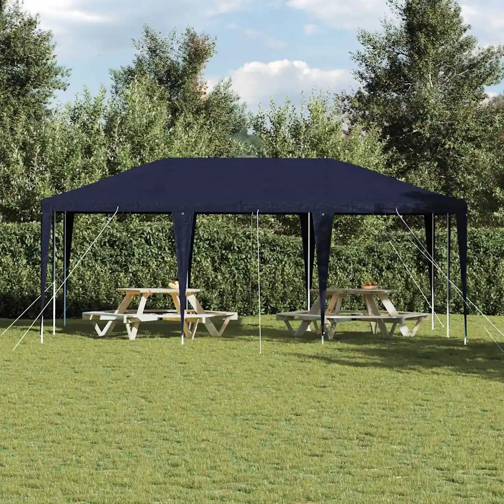 Tenda Party-Tenda da festa Blu 600 x 400 x 266 cm Polietilene e Acciaio