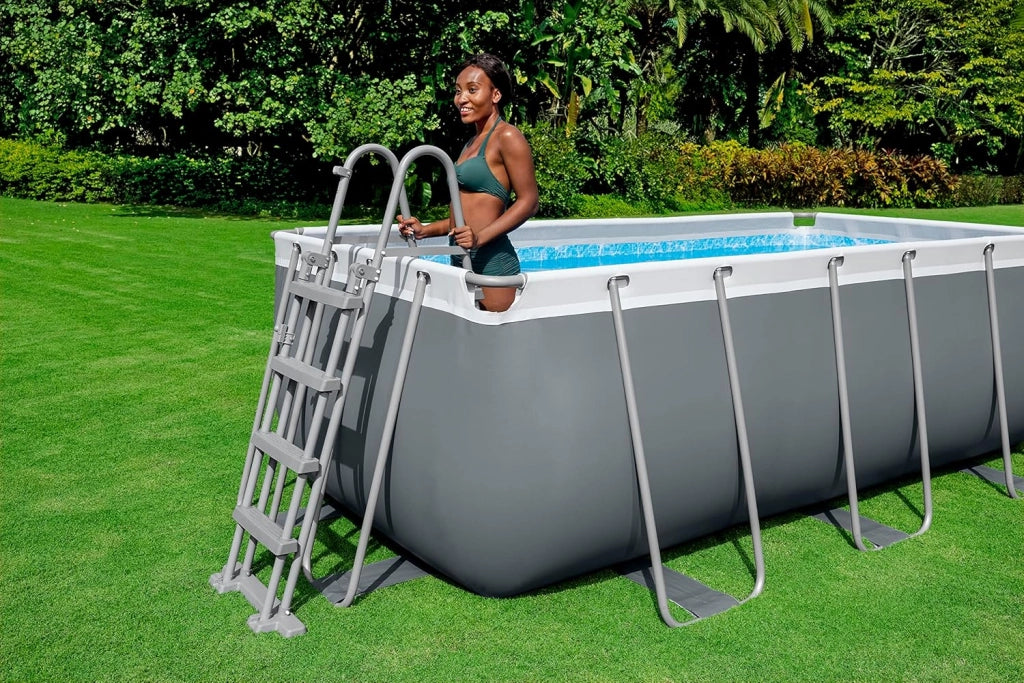 Set piscina fuori terra Steel Pro Max da 412x201x122 cm