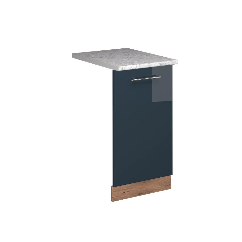 Vicco Pannello frontale della lavastoviglie Blu scuro lucido 45 cm , PL Marmo