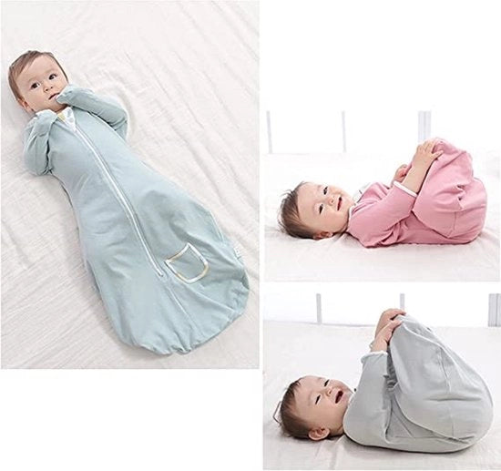 Sacco da letto per bambini in cotone 100%, sacco da letto per bambini per neonati da 0 a 3 mesi