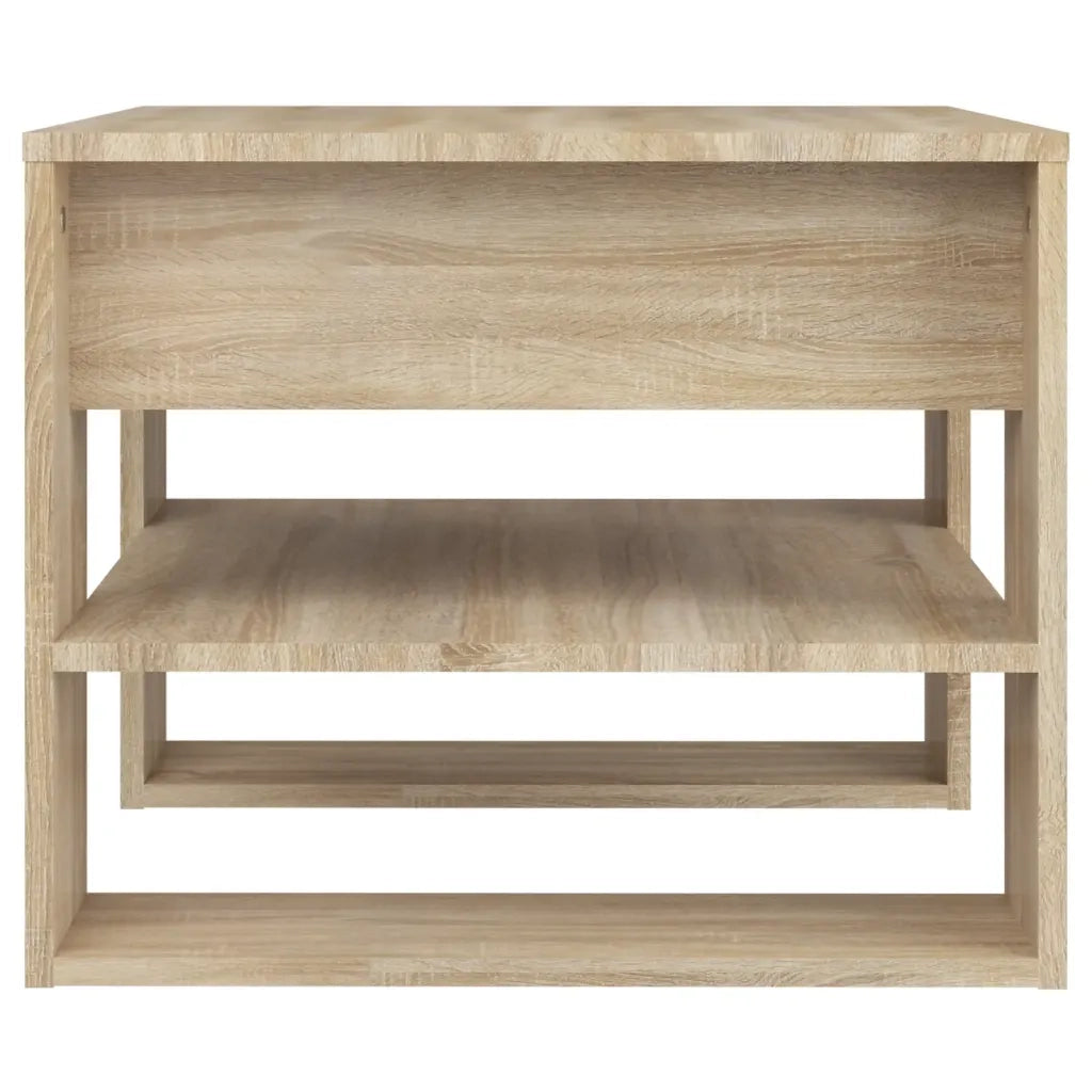 Tavolino Salotto Rovere Sonoma 55,5x55x45 cm Legno Multistrato cod mxl 73414
