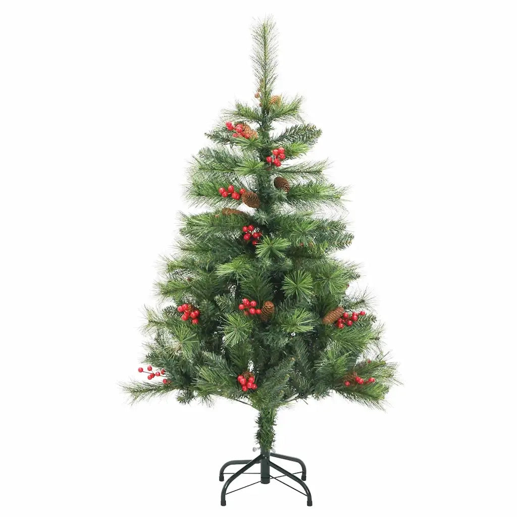 Albero di Natale artificiale Verde 150 cm PVC e Metallo