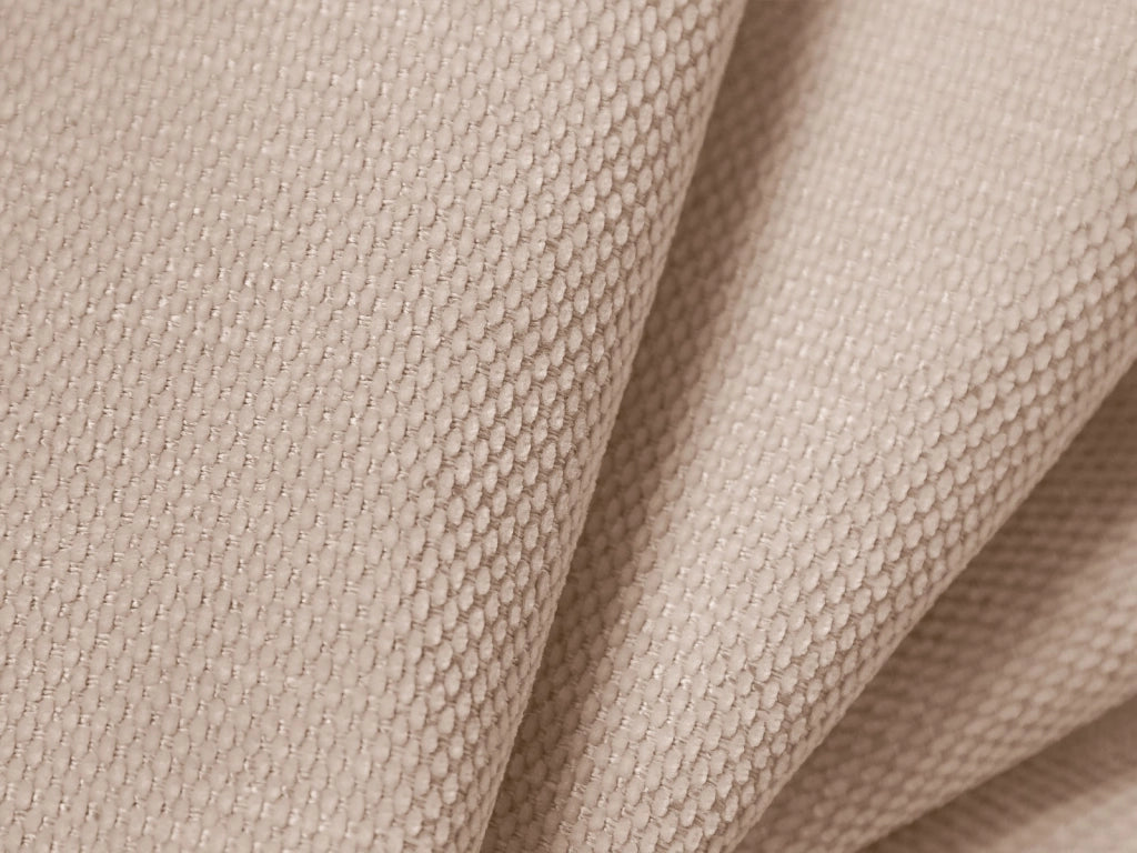 Cosmopolitan Design - Letto a cassettone con testiera "Colonel" 200x200cm in ciniglia beige 