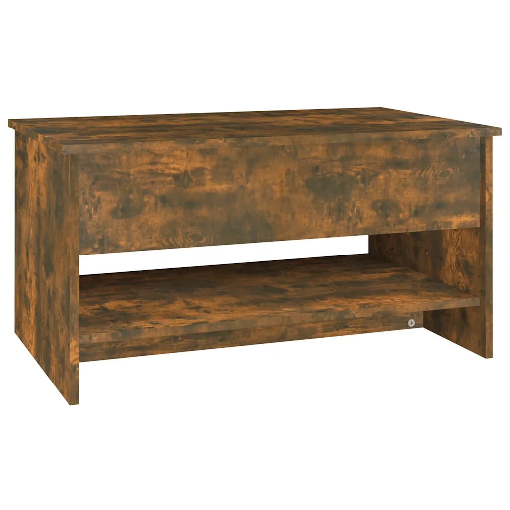 Tavolino da Salotto-Tavolino da soggiorno-Tavolo Rovere Fumo 80x50x40 cm Legno Multistrato 253090