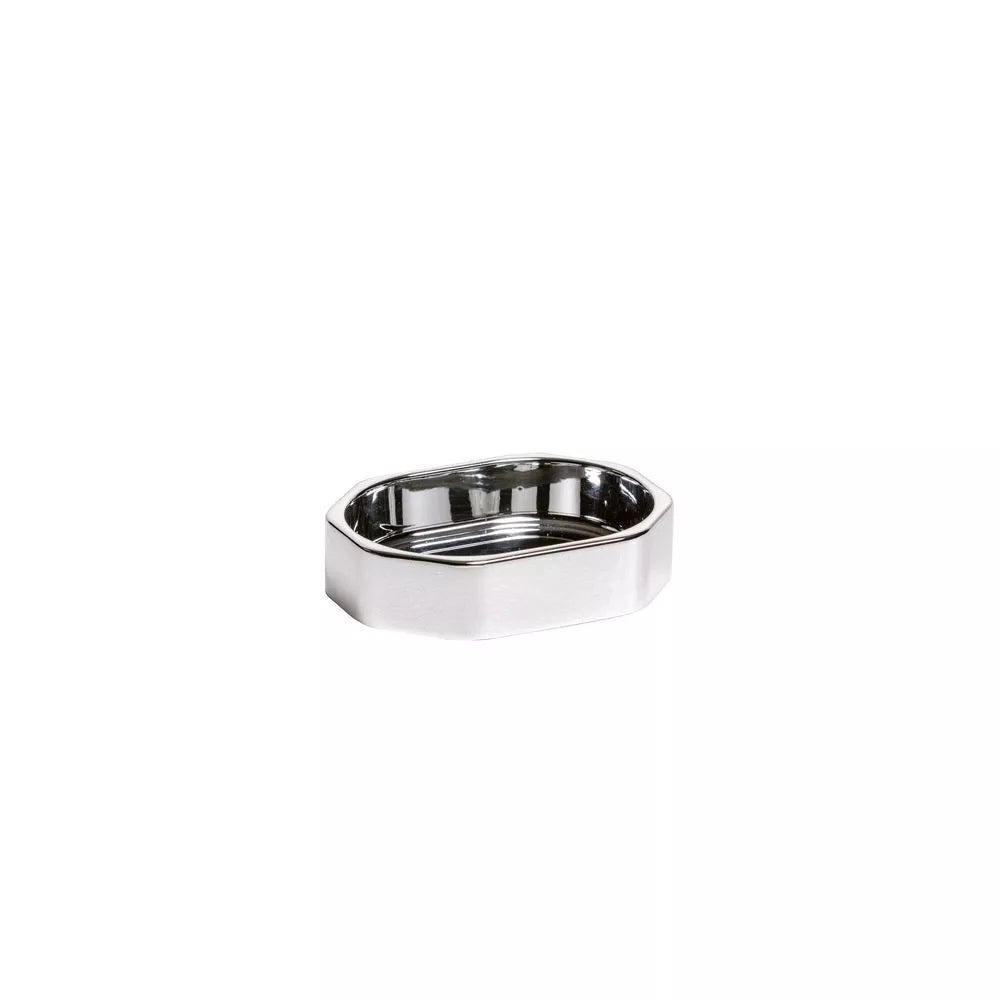 PORTASAPONE OTTO 13X10XH3CM CROMO