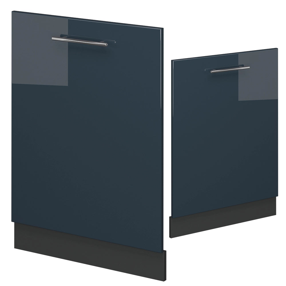 Vicco Pannello frontale della lavastoviglie Blu scuro lucido 60 cm , PL Marmo