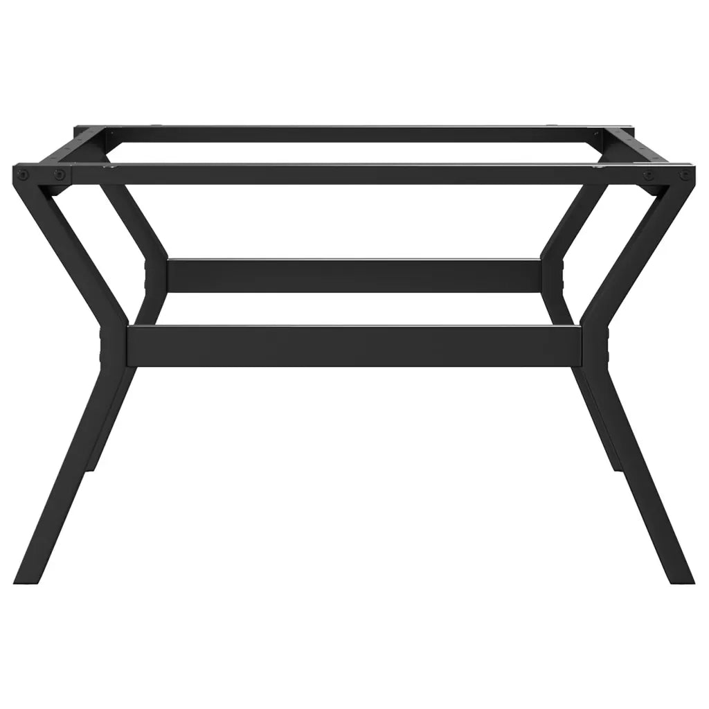 Telaio Gambe a Y per Tavolino da Salotto 80x70x43 cm in Acciaio 357923