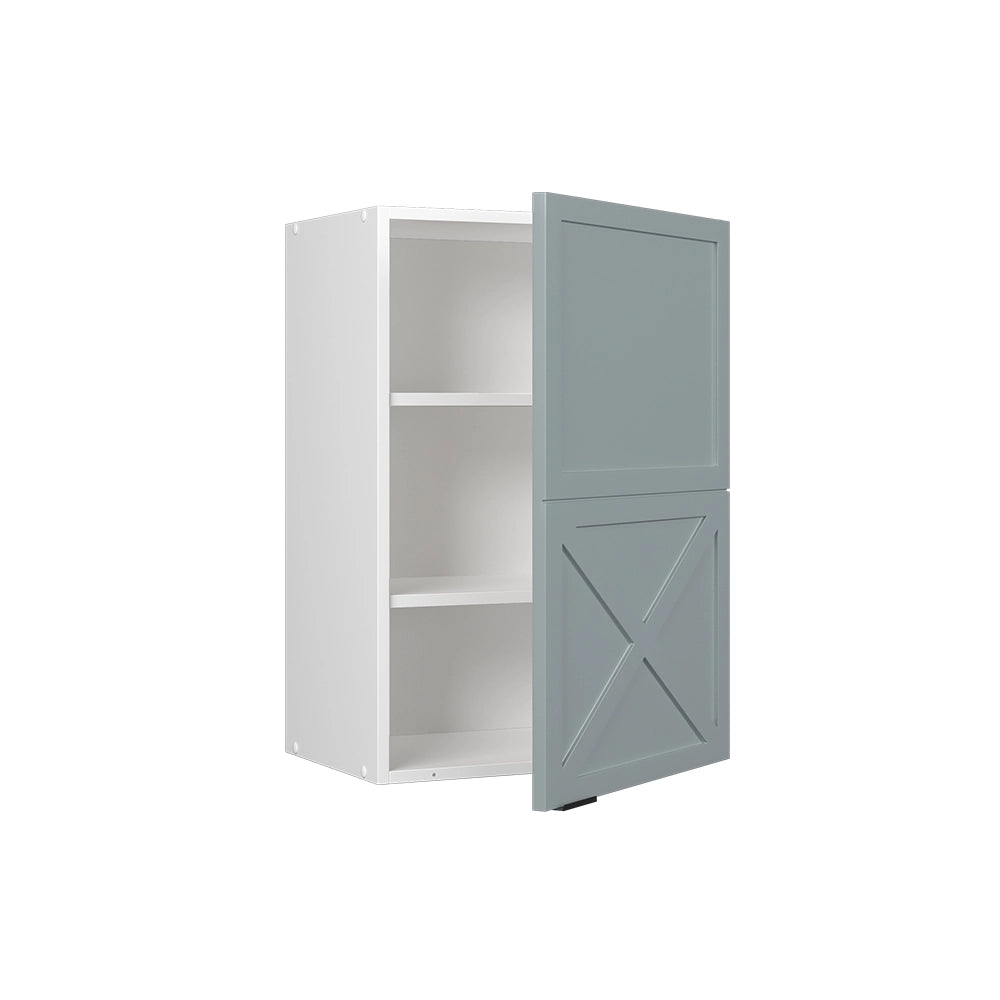Pensile da cucina Fame-Line Blu-grigio chiaro/Bianco 50 cm Vicco