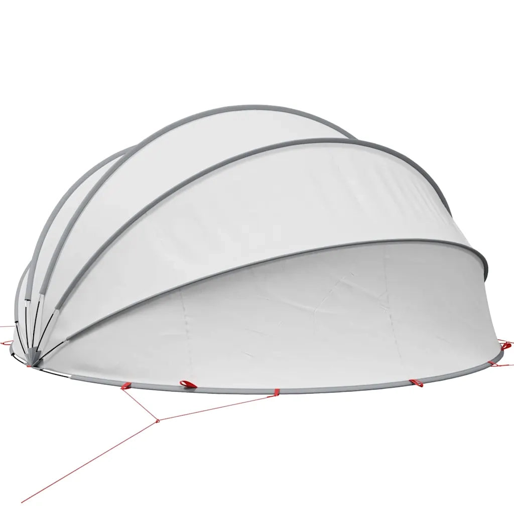 Dome Piscina Grigio e arancione 430 x 430 x 210 cm 42001113